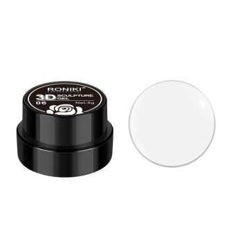 Roniki 3D gél 06  - fehér - 5g - gyurmazselé