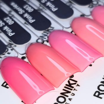 Roniki Pink gél lakk színminta