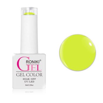   Roniki Glow in the dark széria - 04 sötétben világító neon sárga gél lakk