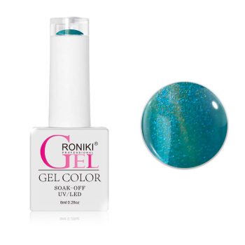   Roniki színváltó chameleon cat eye gél lakk 12 - mágnesezhető