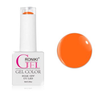   Roniki Glow in the dark széria - 11 sötétben világító neon narancs gél lakk