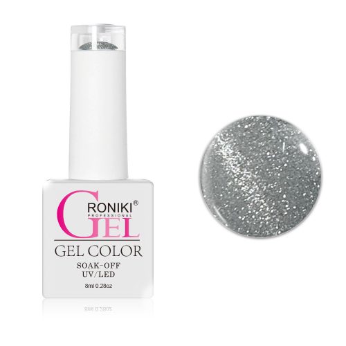 Roniki Reflective cat eye gél lakk 01 - mágnesezhető