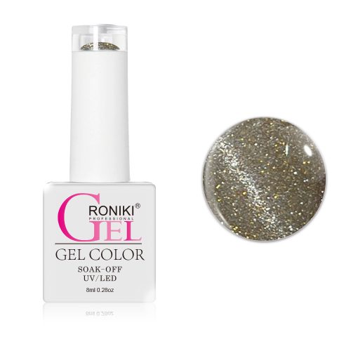Roniki Reflective cat eye gél lakk 05 - mágnesezhető