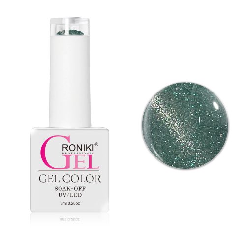 Roniki Reflective cat eye gél lakk 03 - mágnesezhető