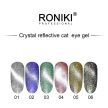 Roniki Reflective cat eye gél lakk 03 - mágnesezhető