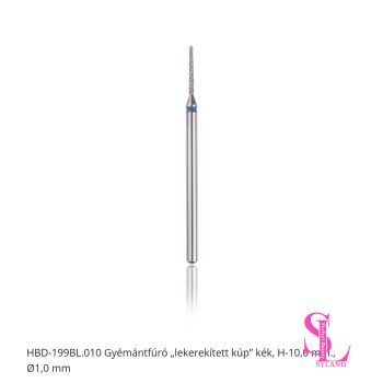   Ø1,0 mm "Közepes" Gyémántfúró „lekerekített kúp”
