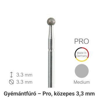 3,3 mm Nagy Gömb Gyémántporos Freezer / Közepes
