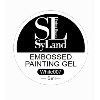 EMBOSSED Gél - UV FESTŐZSELÉ / FEHÉR