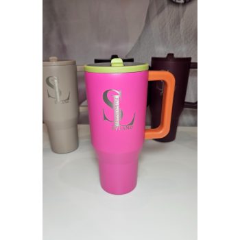 Pink & Orange Termosz Pohár 8,9 dl