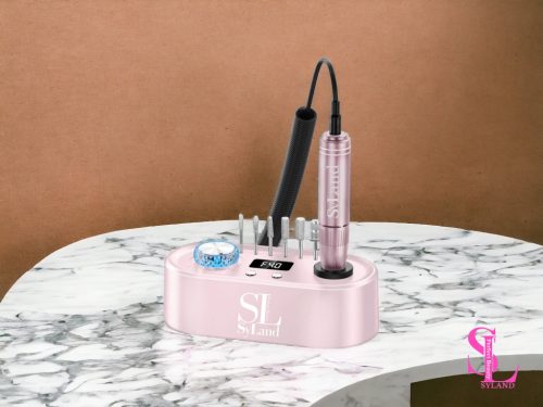 S-701 Asztali Vezetékes Körömcsiszoló Gép / PINK