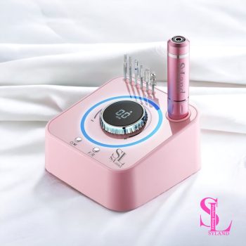 S-601 Asztali Vezetékes Körömcsiszoló Gép / PINK