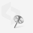 STALEKS PODODISC-M EXPERT pedikűr fémkorong 5db különböző vastagságú 180-as szemcseméretű eldobható reszelőkészlet (20 mm)