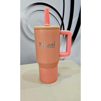 Barack-Korall Szilikon Termosz Pohár 6 dl